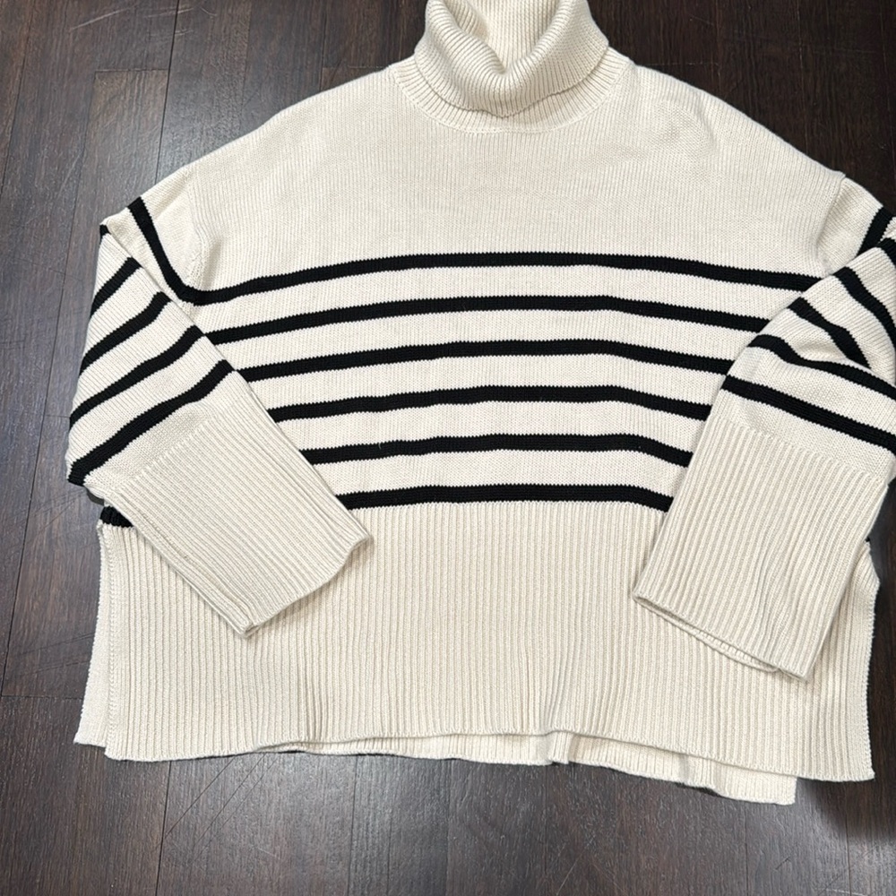 Great striped cotton sweater